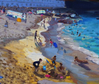 Overlooking Porthmeor Beach (Detail) by Andrew Macara